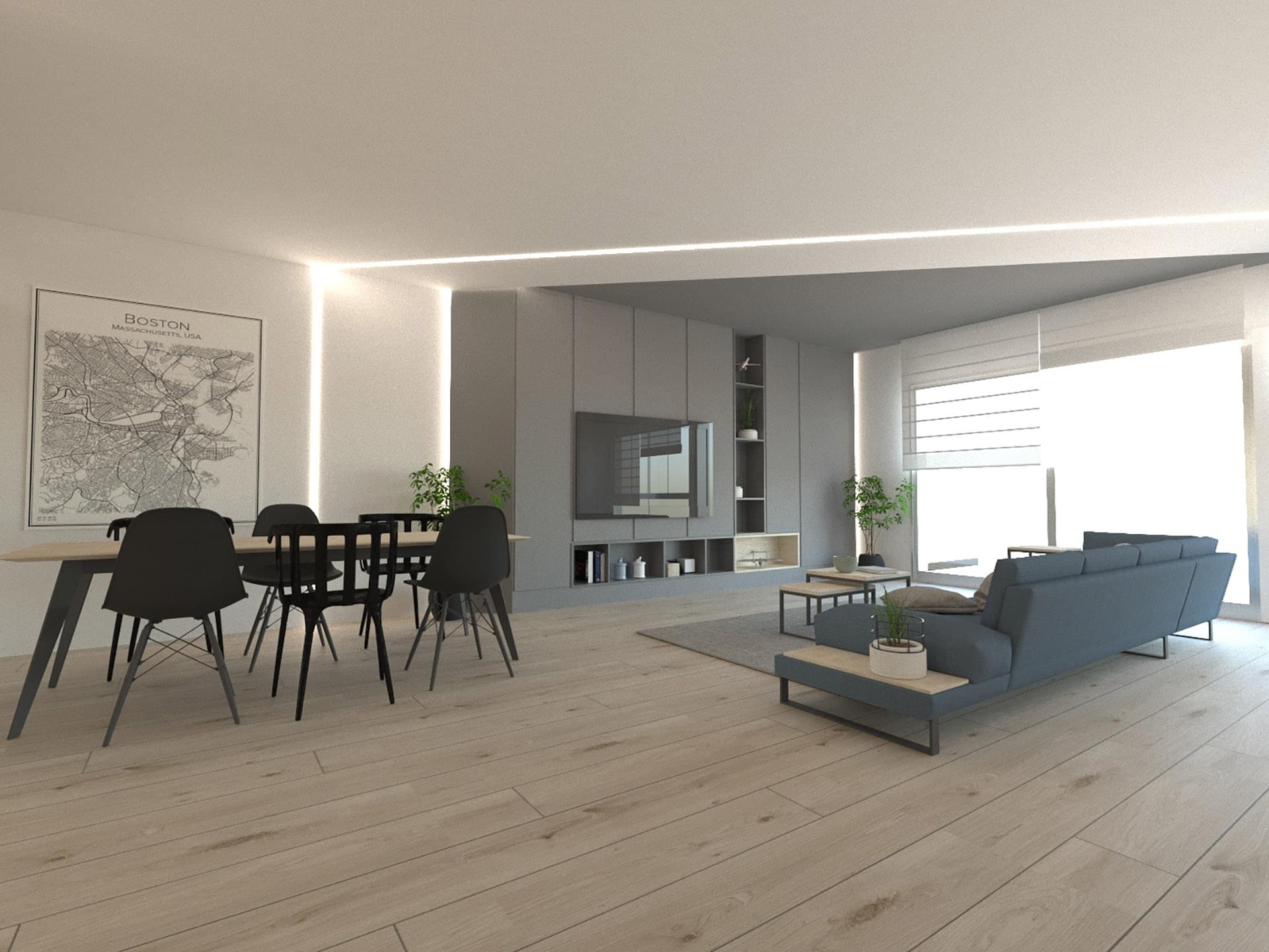 Estudio de interiorismo - construcción de vivienda y negocio
