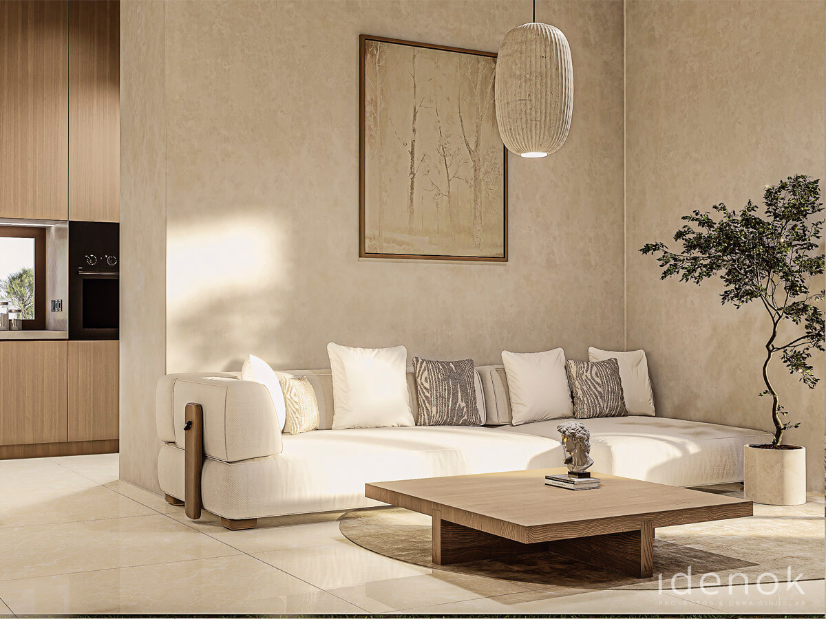 Imagen del salón del diseño de vivienda de IDENOK