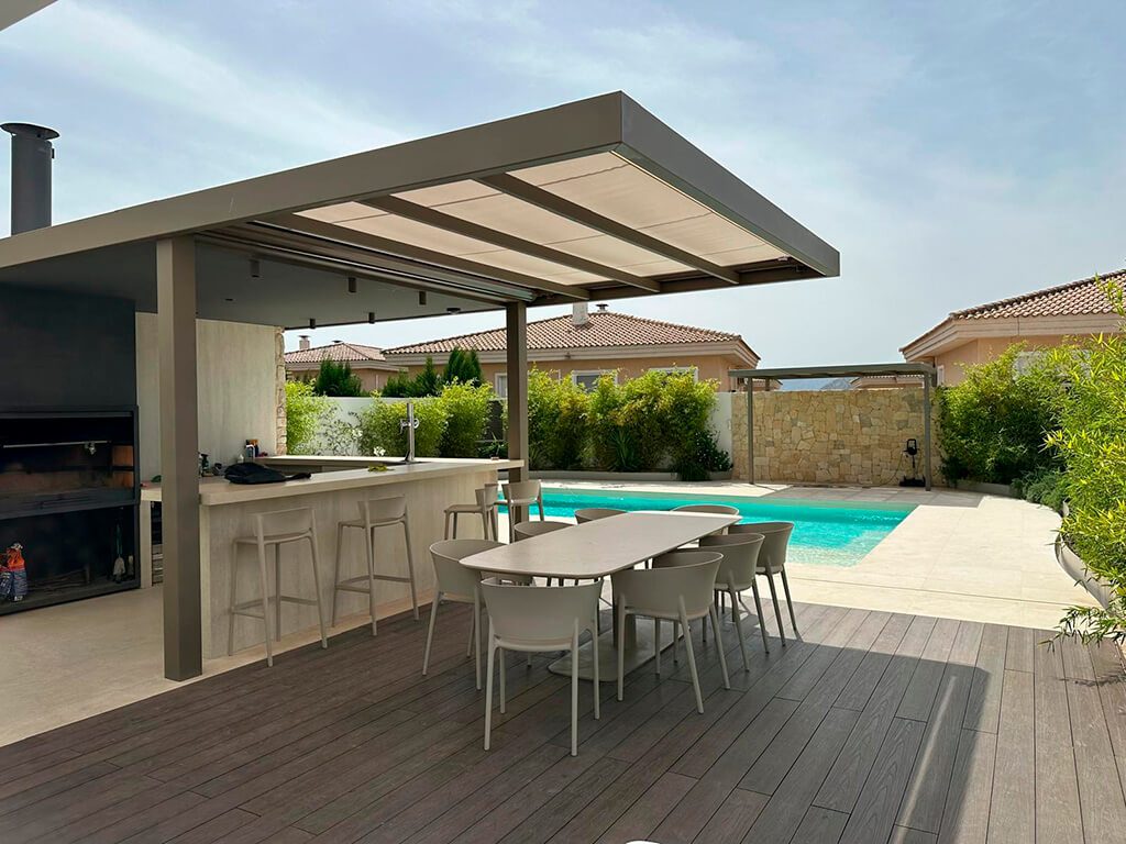 pergola de diseño para terraza